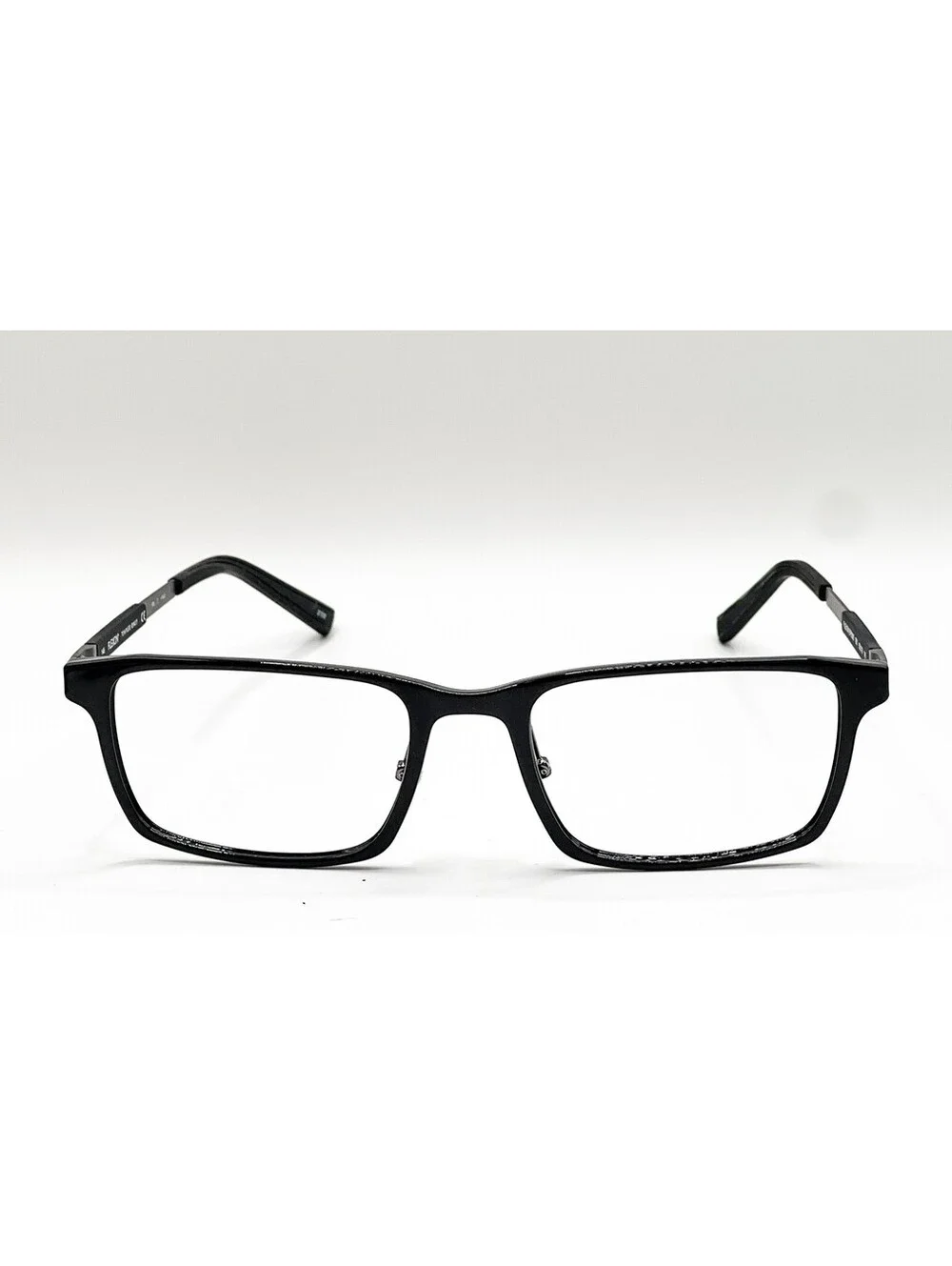 Flexon EP8008 001 Shiny Black Rectangle Authentic Eyeglass Frames 55-19-145